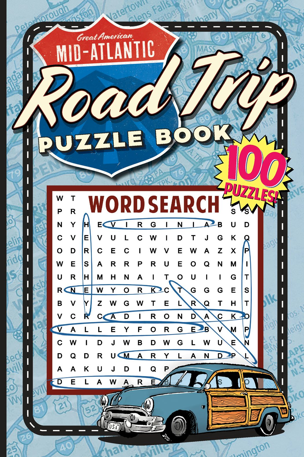 Great American Mid-Atlantic Road Trip Puzzle Book