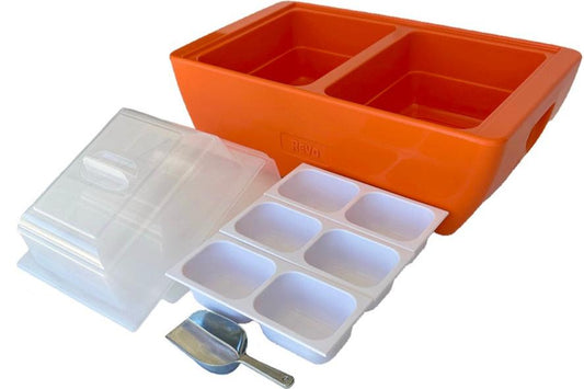 Dubler HEAT Flameless Chafer and Cooler™ | Orange Burst