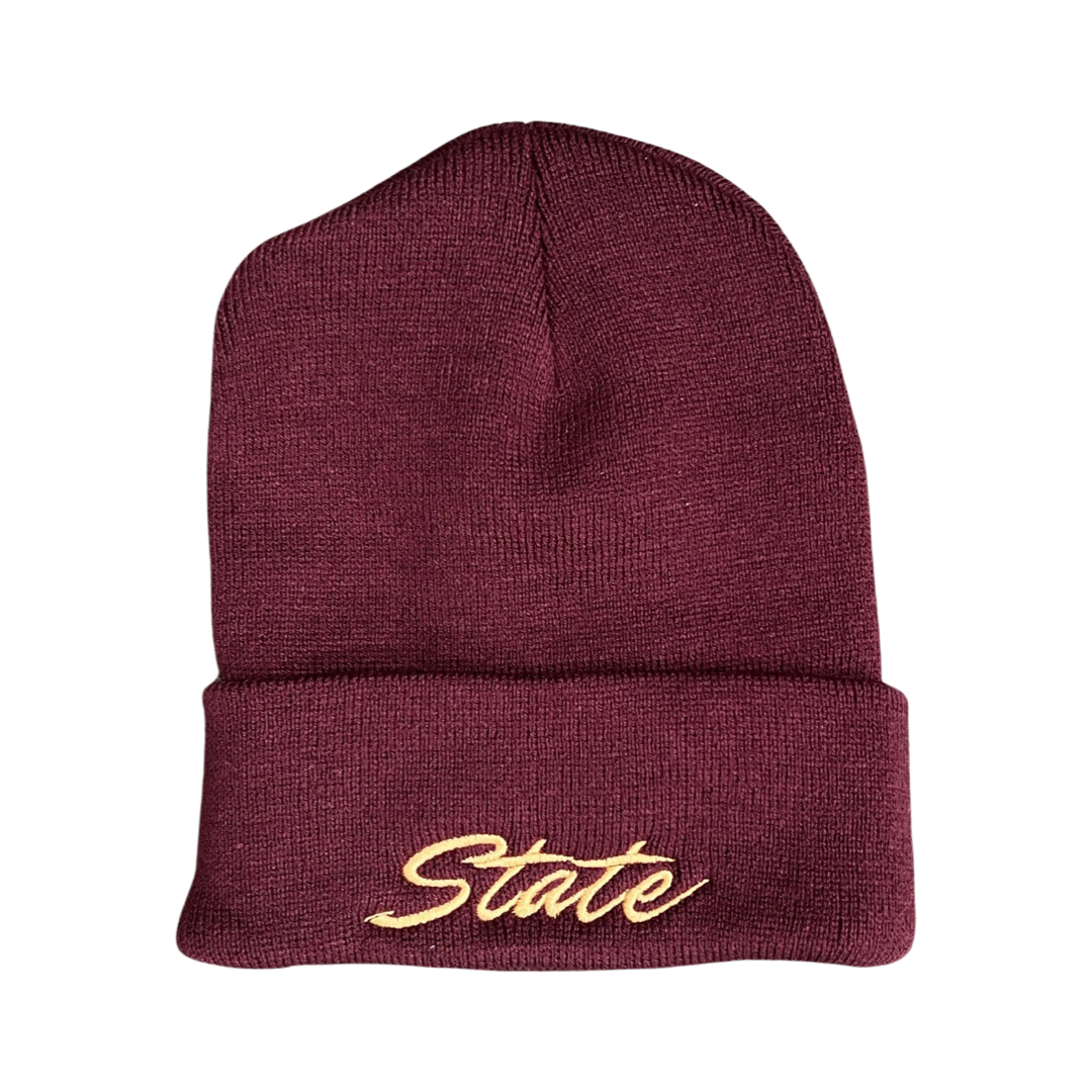 Texas State State Embroidered Beanie