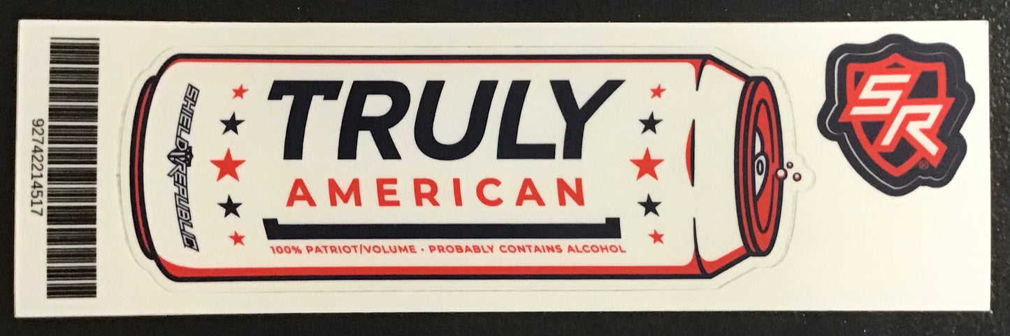 SR Truly American Decal