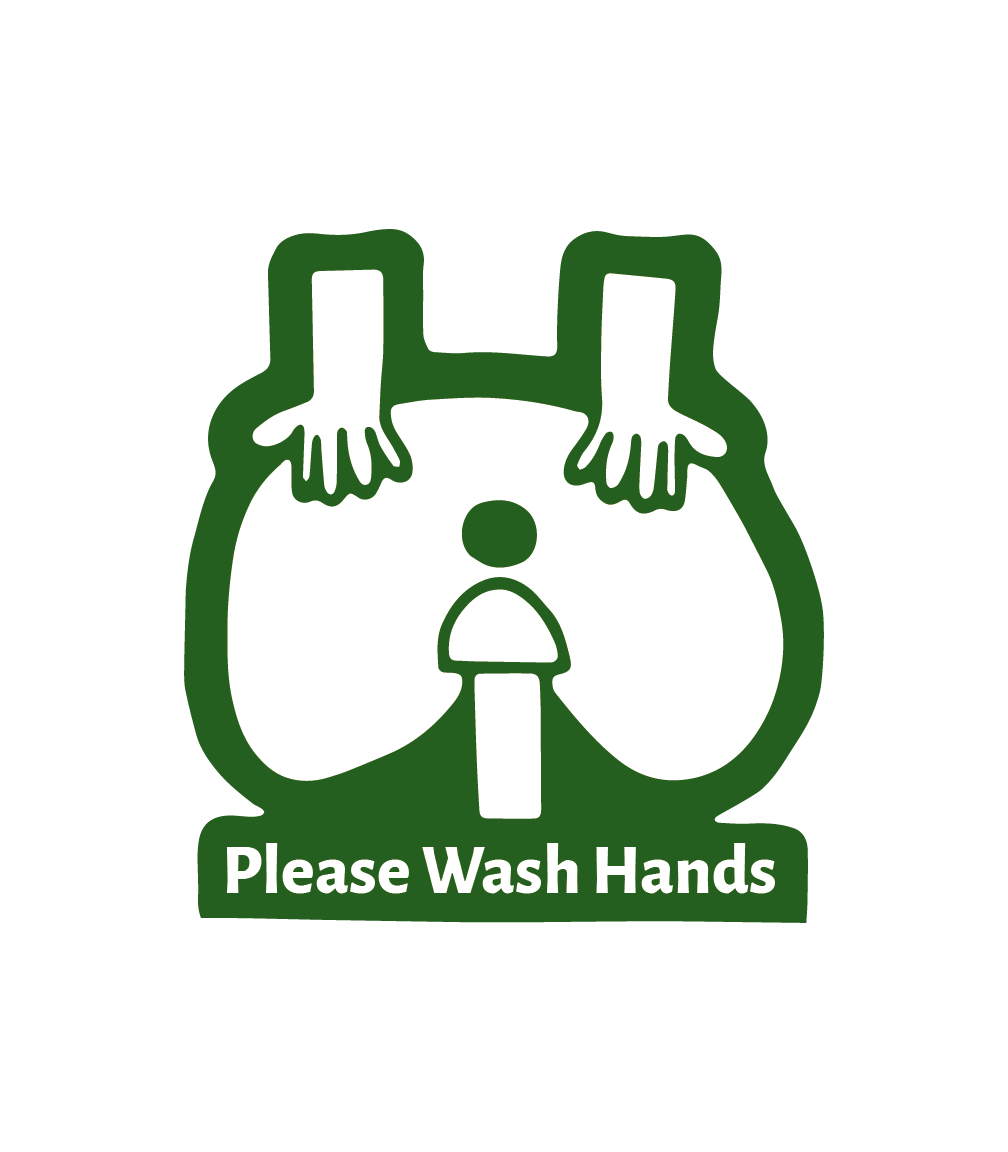 Please Wash Hands Sticker