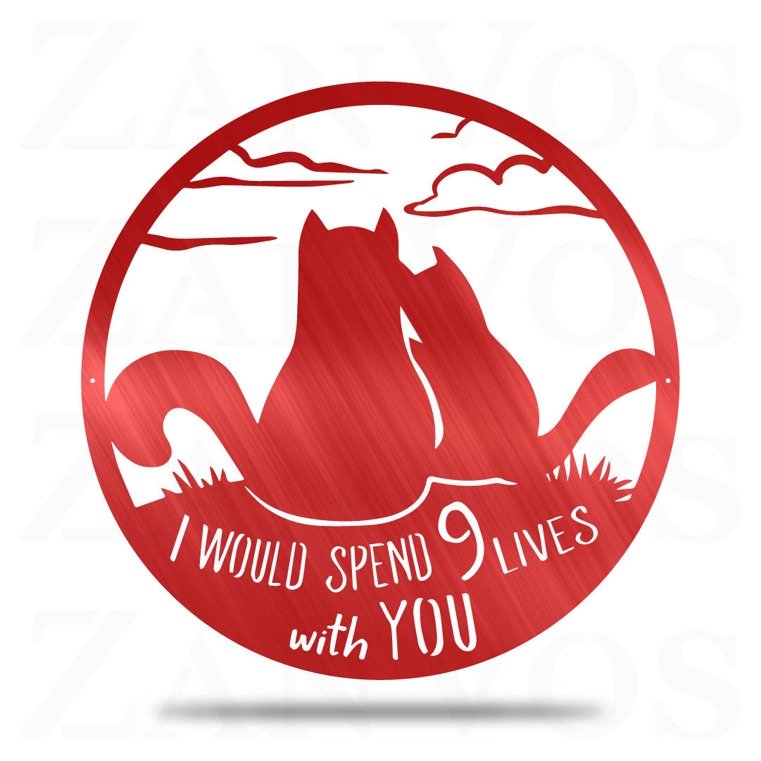 9 Lives Together Wall Art