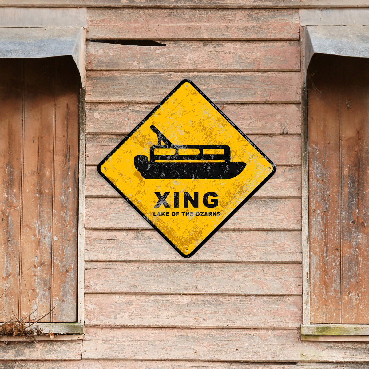Pontoon Crossing - Metal Wall Art