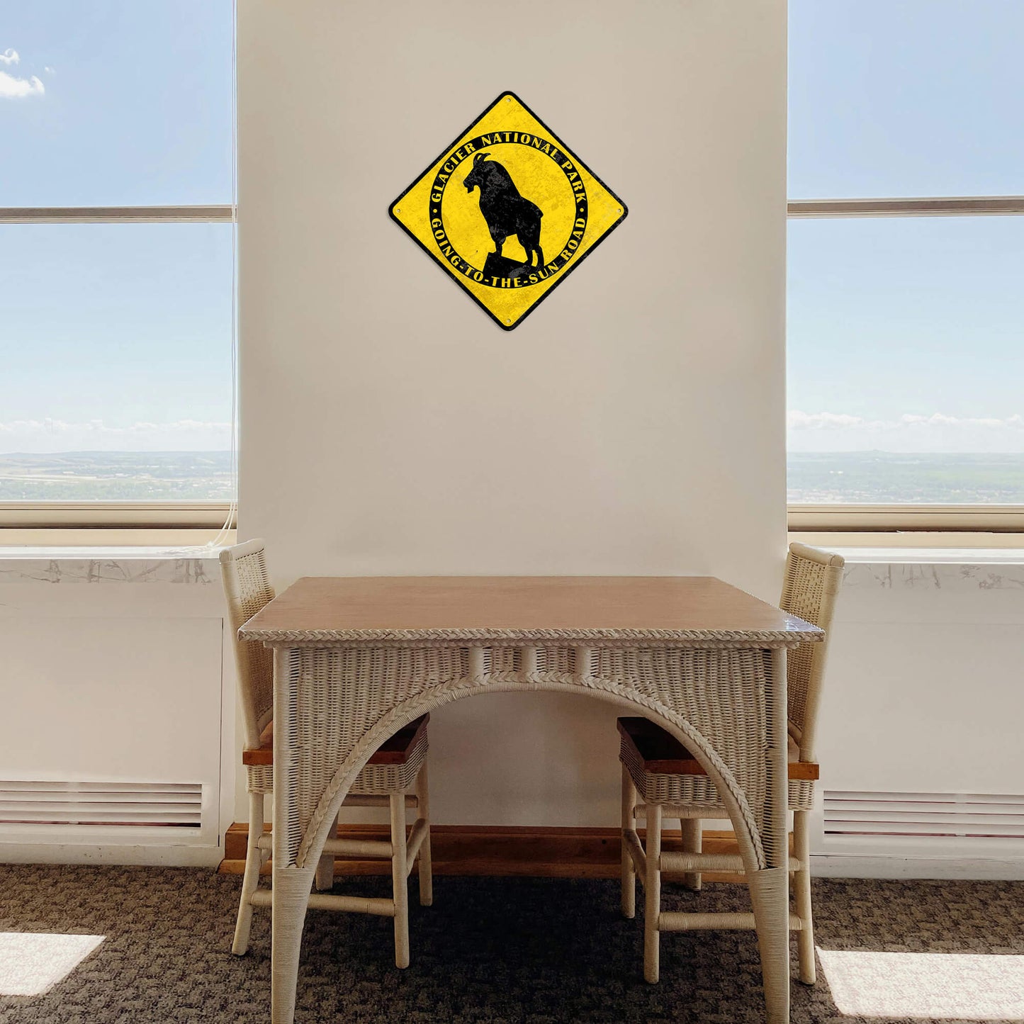 Glacier Goat - Metal Wall Art