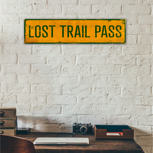 Landmark Classic Custom Signs: Yellow 1 - Wall Decor