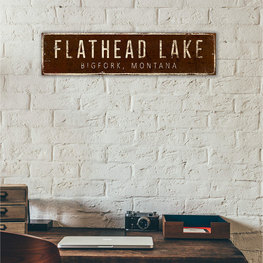 Landmark Classic Custom Signs: Brown 2 - Wall Decor