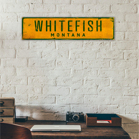 Landmark Classic Custom Signs: Yellow 2 - Wall Decor