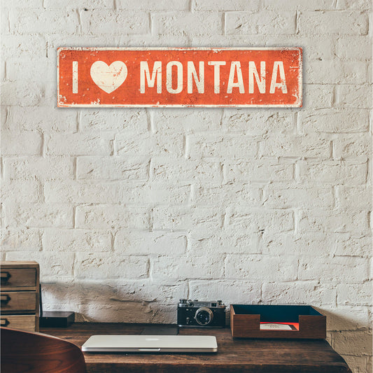 Landmark "I Heart" Custom Signs: Coral Heart - Wall Decor