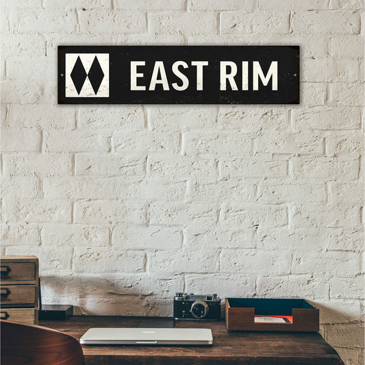 Ski Run Custom Signs: Black Diamond 2 - Wall Decor
