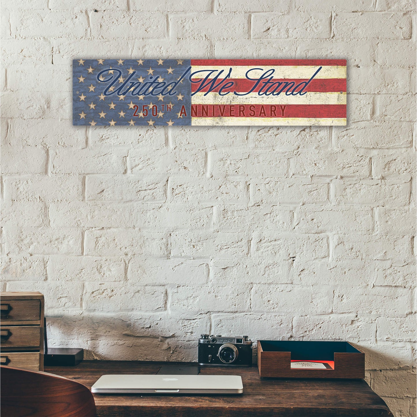 United We Stand – Patriotic 250th Anniversary - Wall Decor