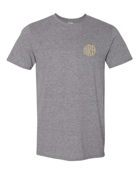 NRA® Foundations Worth Standing On Tee in Nickel Heather