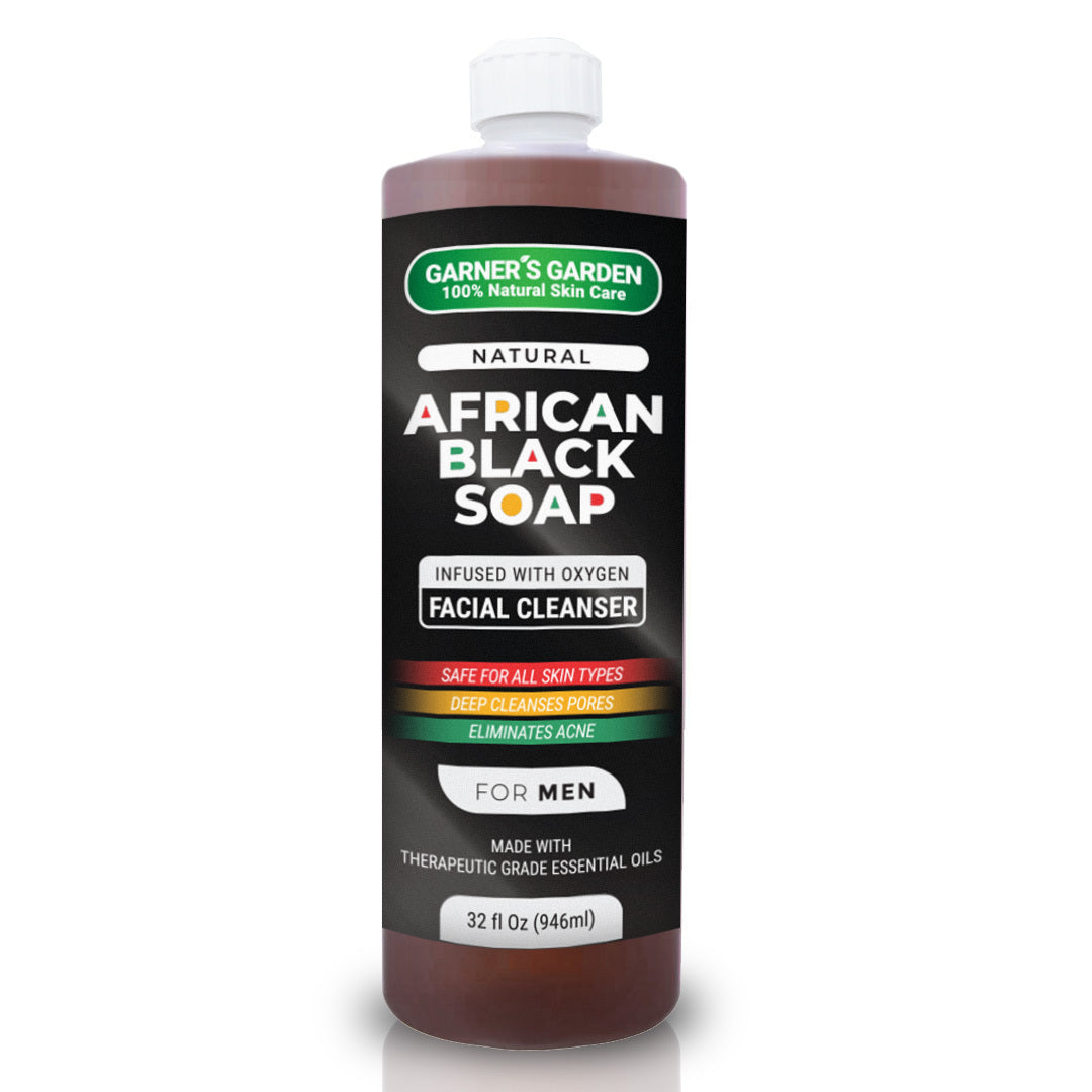African Black Soap Facial Cleanser | Men's | H2O2
