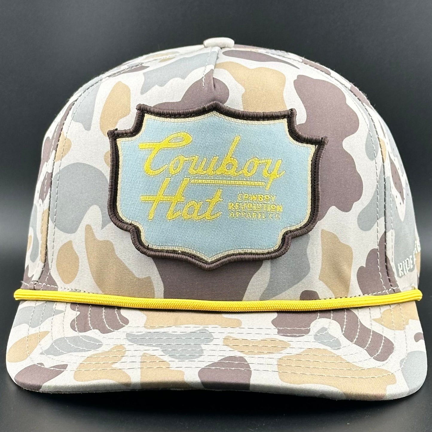 Marshland Camo Patch “Cowboy Hat” - Performance Rope Hat