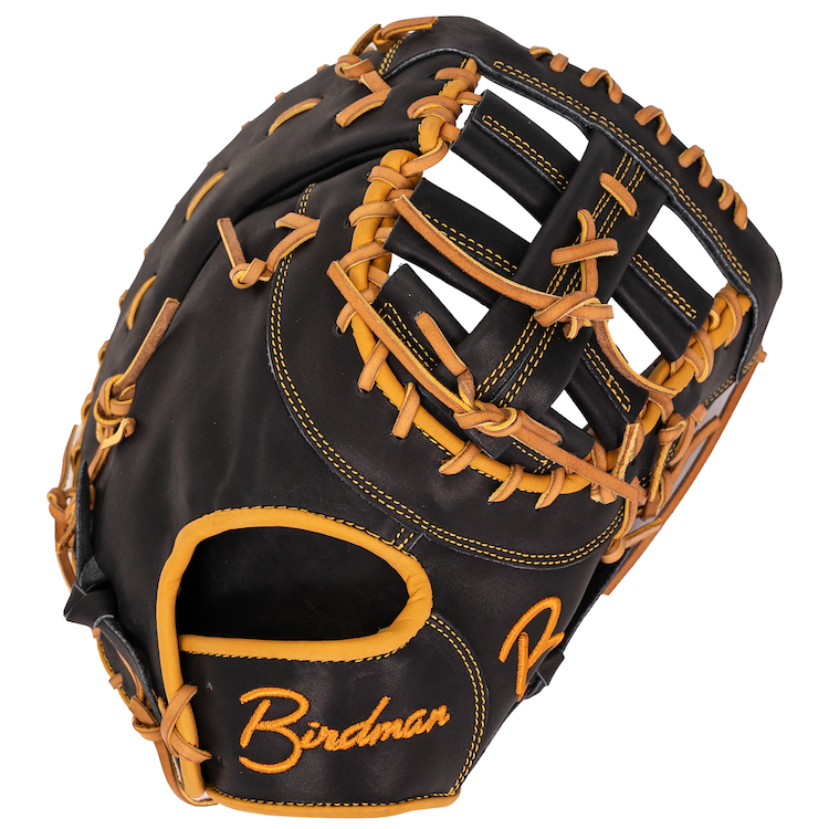 Birdman 13" Black/Tan First Base Wingman Series Glove