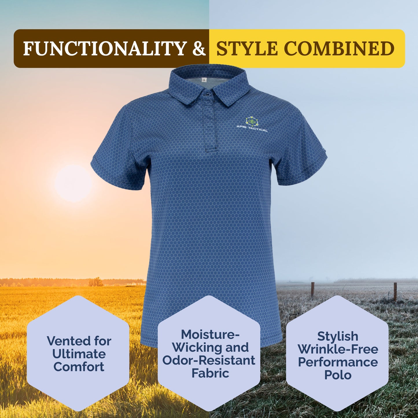 Apis Tactical Womens Polo Shirt