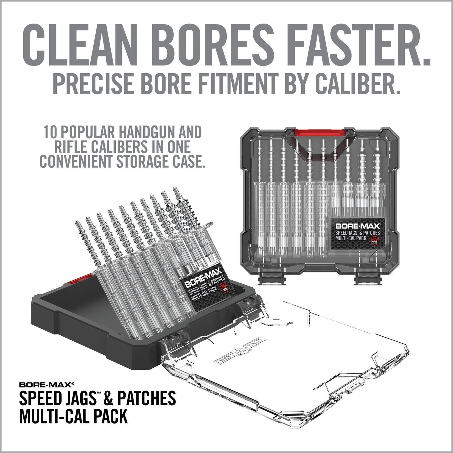 Bore-Max® Speed Jags™ & Patches Multi-Cal Pack