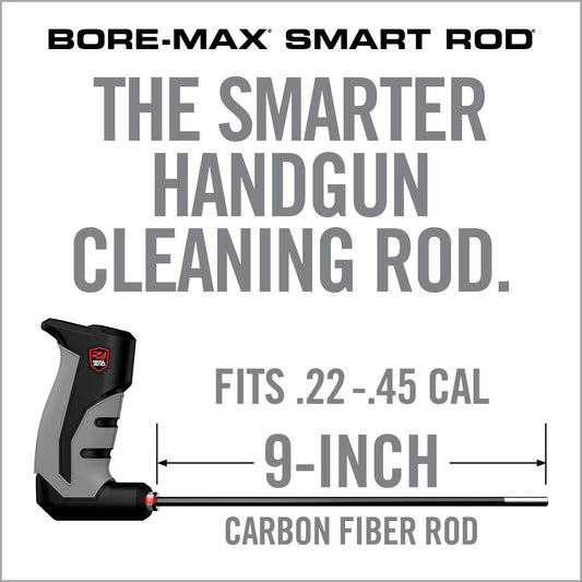 Bore-Max® Smart Rod® – .22 – .45 cal 9″ Carbon Fiber