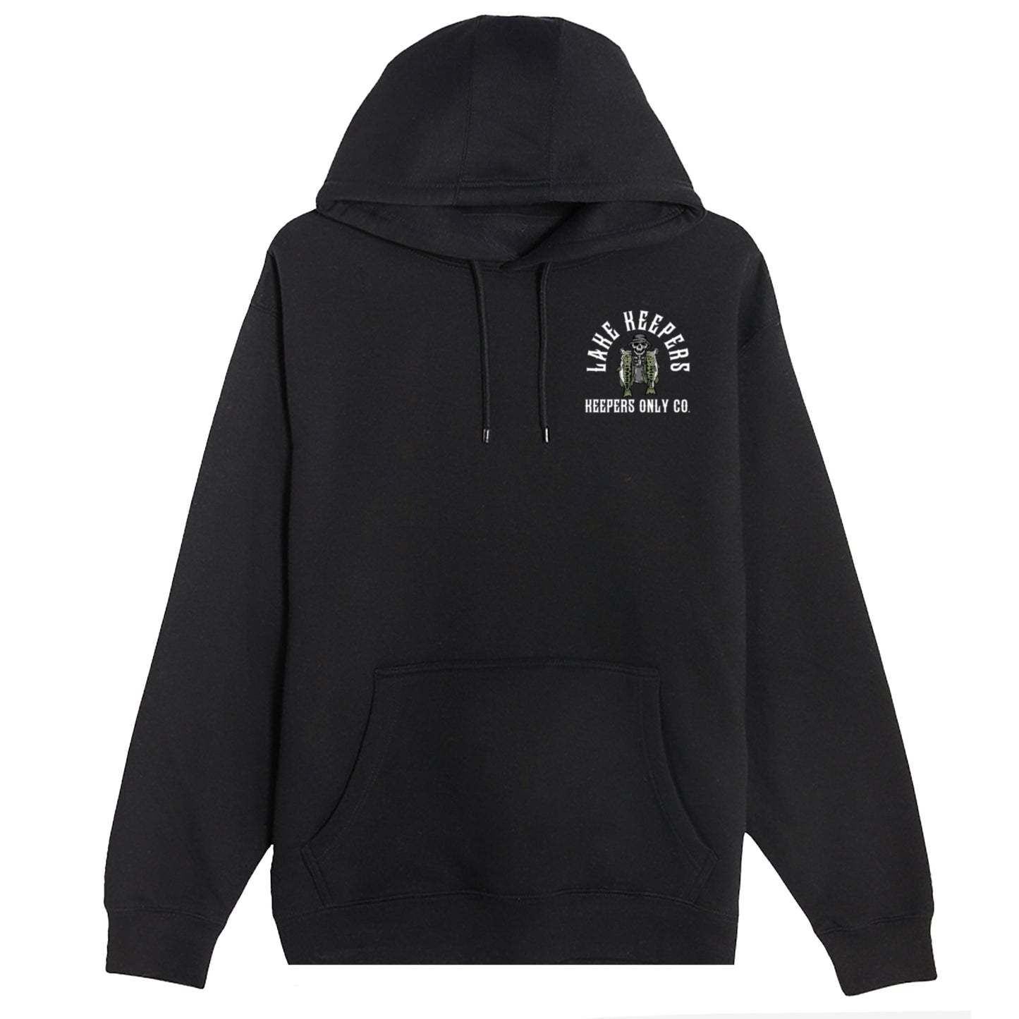 Lake Keepers Black Heavyweight Hoodie