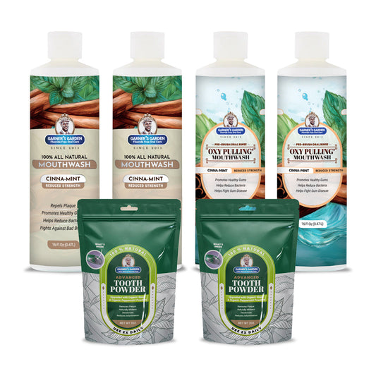 2 Pack Oral Care Package | Trio | H2O2 | Fluoride Free