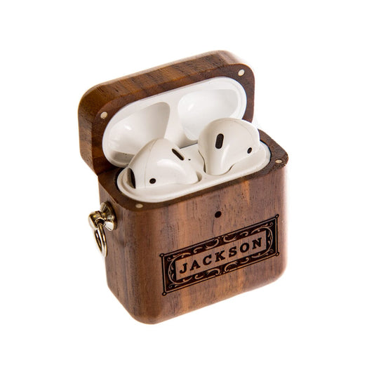 Walnut AirPods Case- Classic