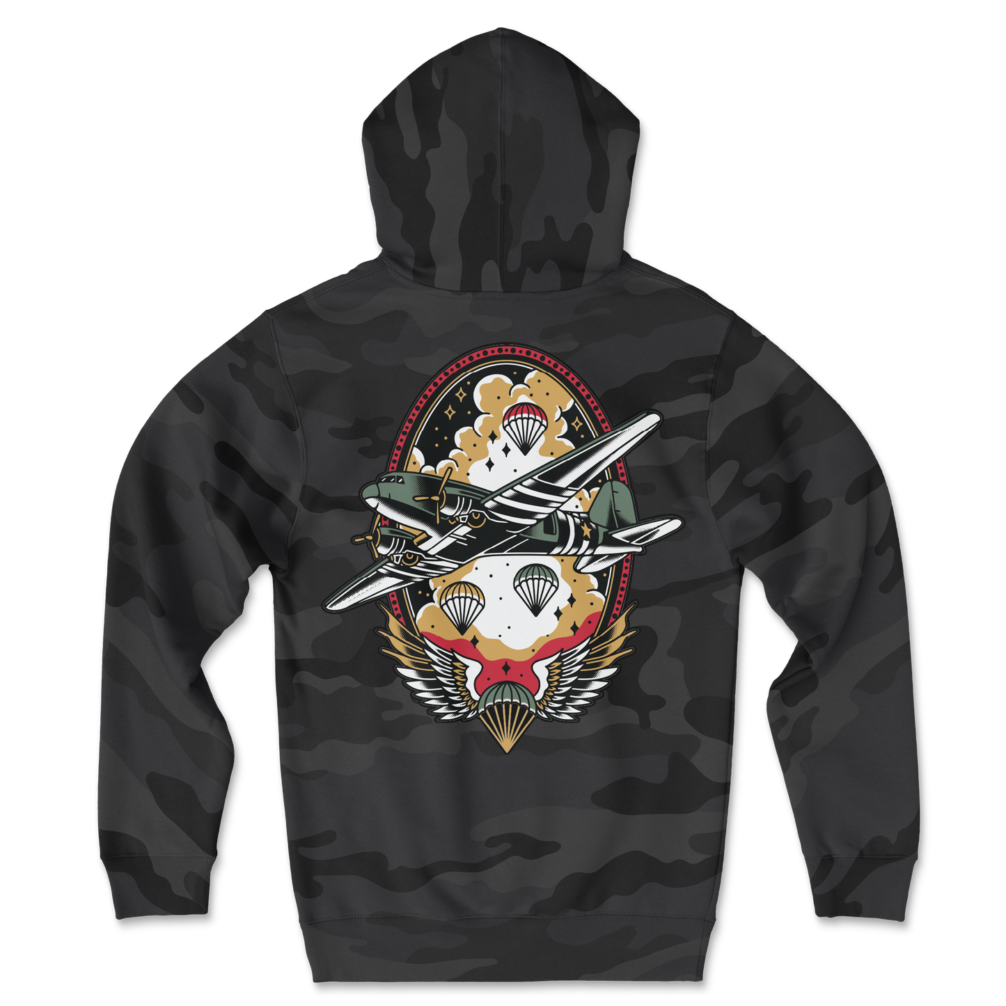 Airborne Traditional Hoodie