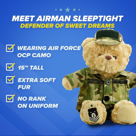 Airman Sleeptight - Air Force Teddy Bear