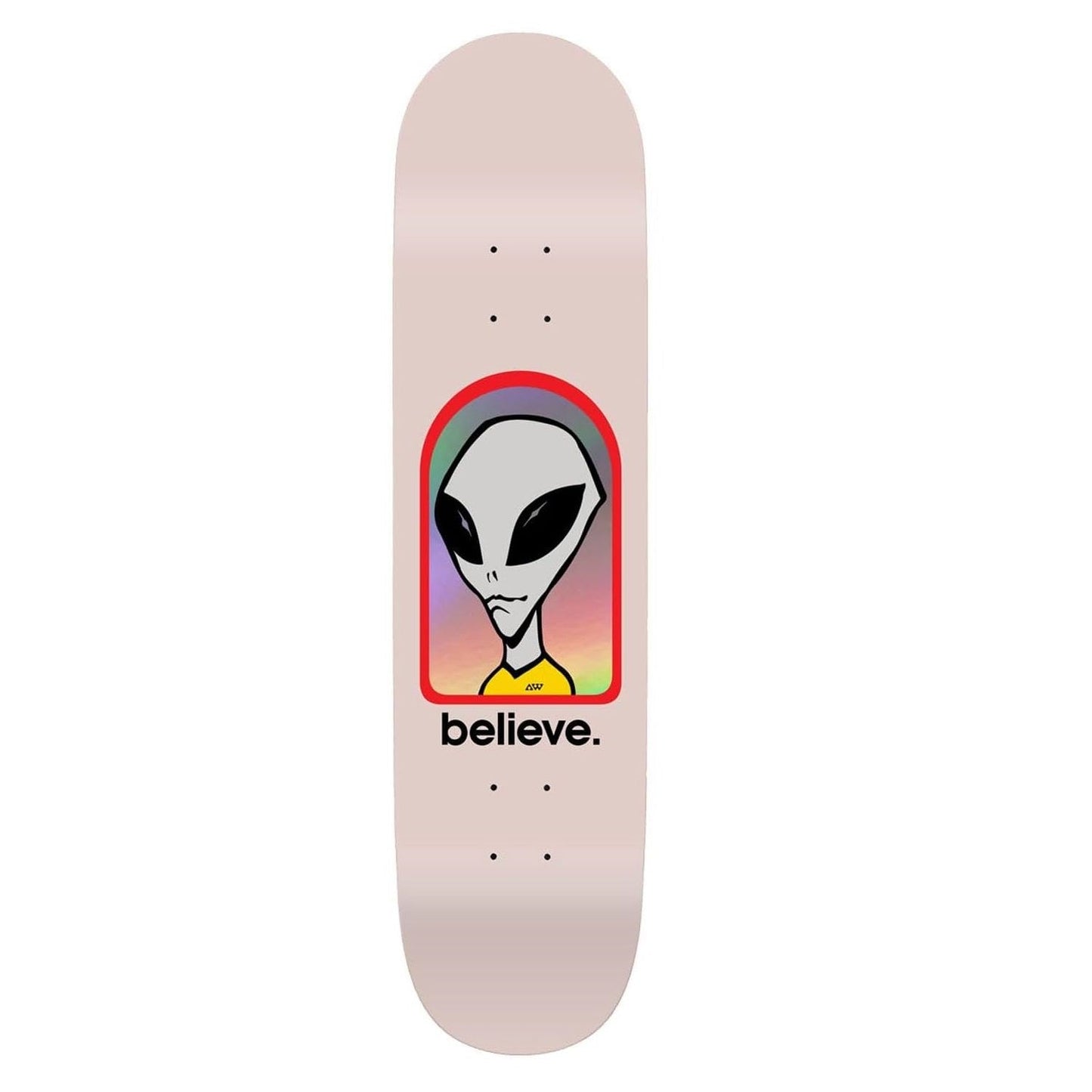 Alien Workshop Believe Skateboard Deck - 8" Pink