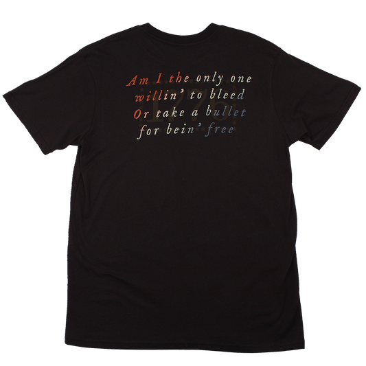 Aaron Lewis Am I The Only One Flag Tee (Black)