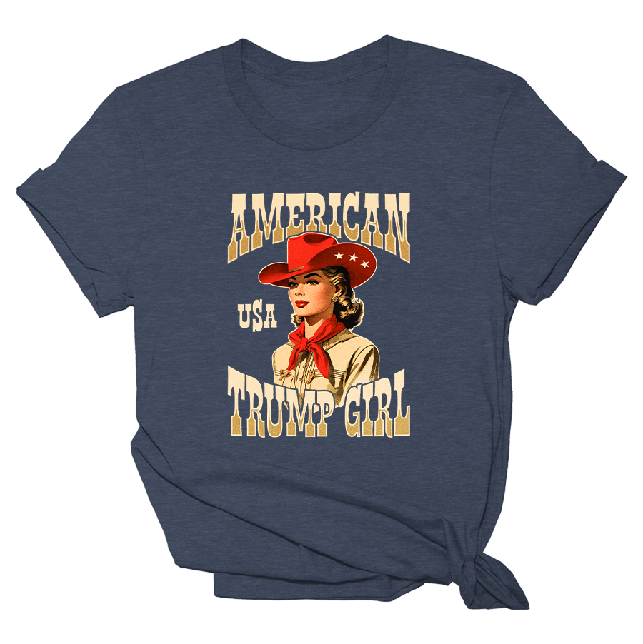 American Trump Girl - Western Tee - 2519