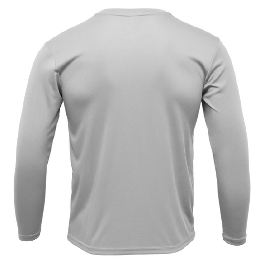 Clean American Flag Long Sleeve UPF 50+ Dry-Fit Shirt