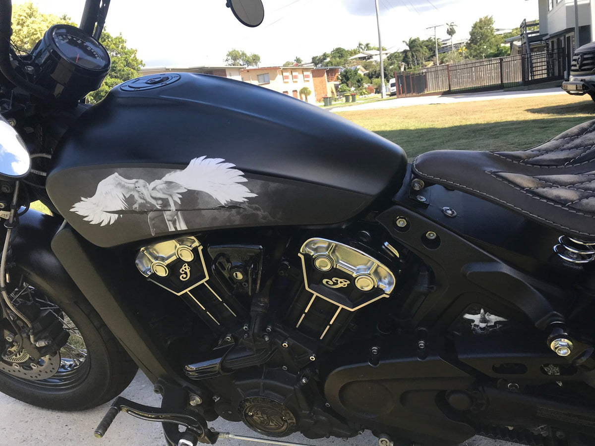 Herald of Dawn - Indian Scout - Full Tank B&W
