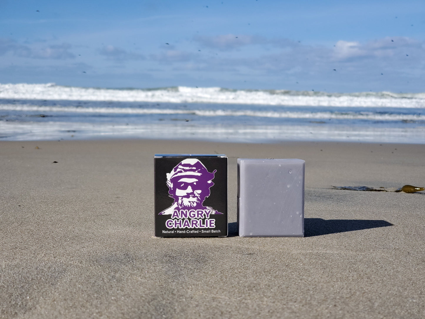 Angry Charlie Natural Soap - Vanilla Cedarwood Cologne