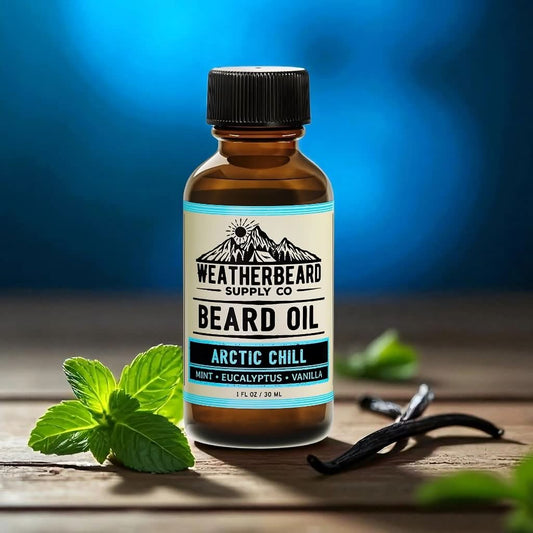 Arctic Chill Beard Oil - Mint, Eucalyptus, Vanilla
