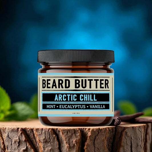 Arctic Chill Beard Butter - Mint, Eucalyptus, Vanilla
