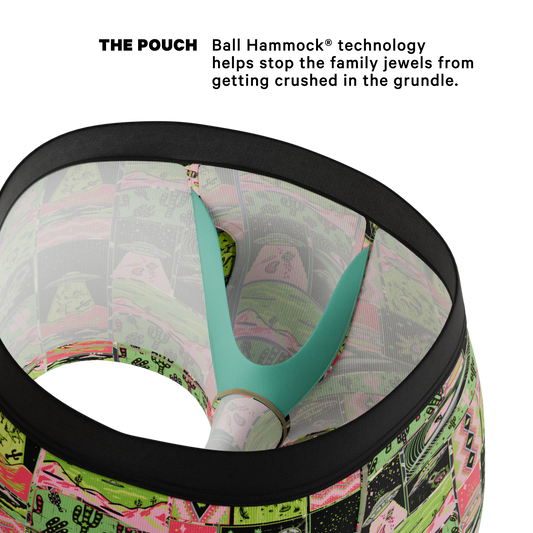 The Area 51 | Retro-Futuristic Alien Ball Hammock® Pouch Trunks Underwear