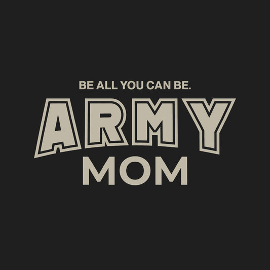 Army Mom Crewneck (Black)