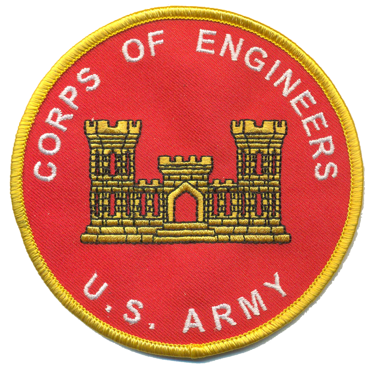 U.S. Army Corps of Engineers - 4 Inch Sew-On Novelty Patch