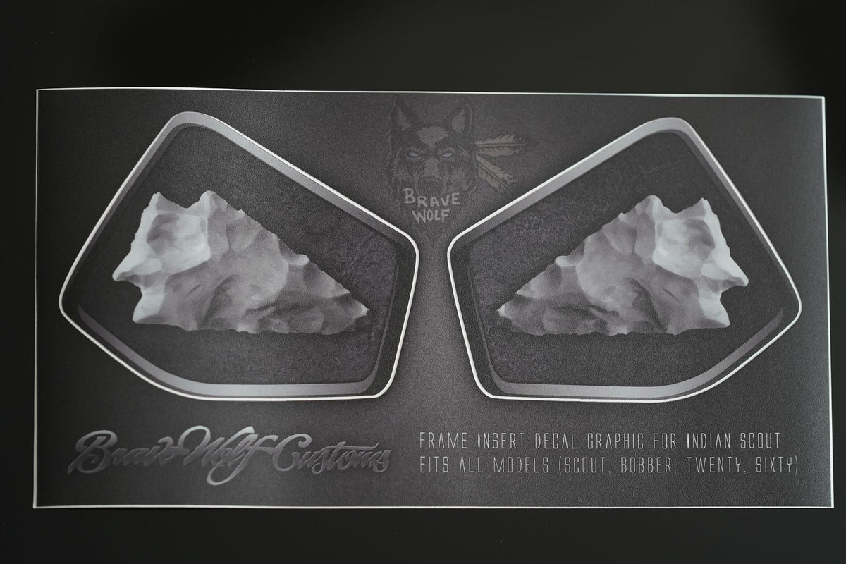 Indian Scout Mid-Frame Insert - Arrowhead