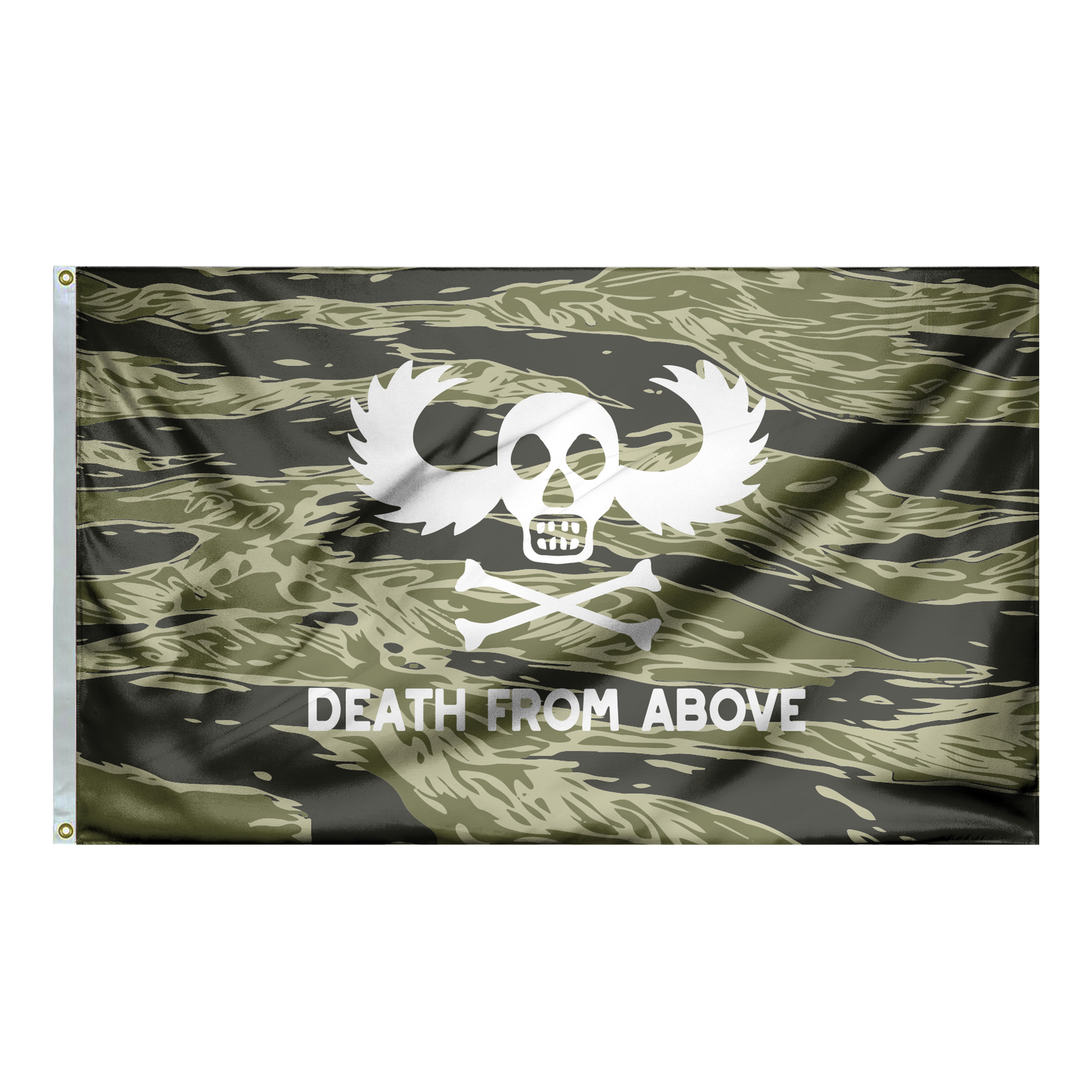 Vietnam Airborne War Wings Double-Sided Flag