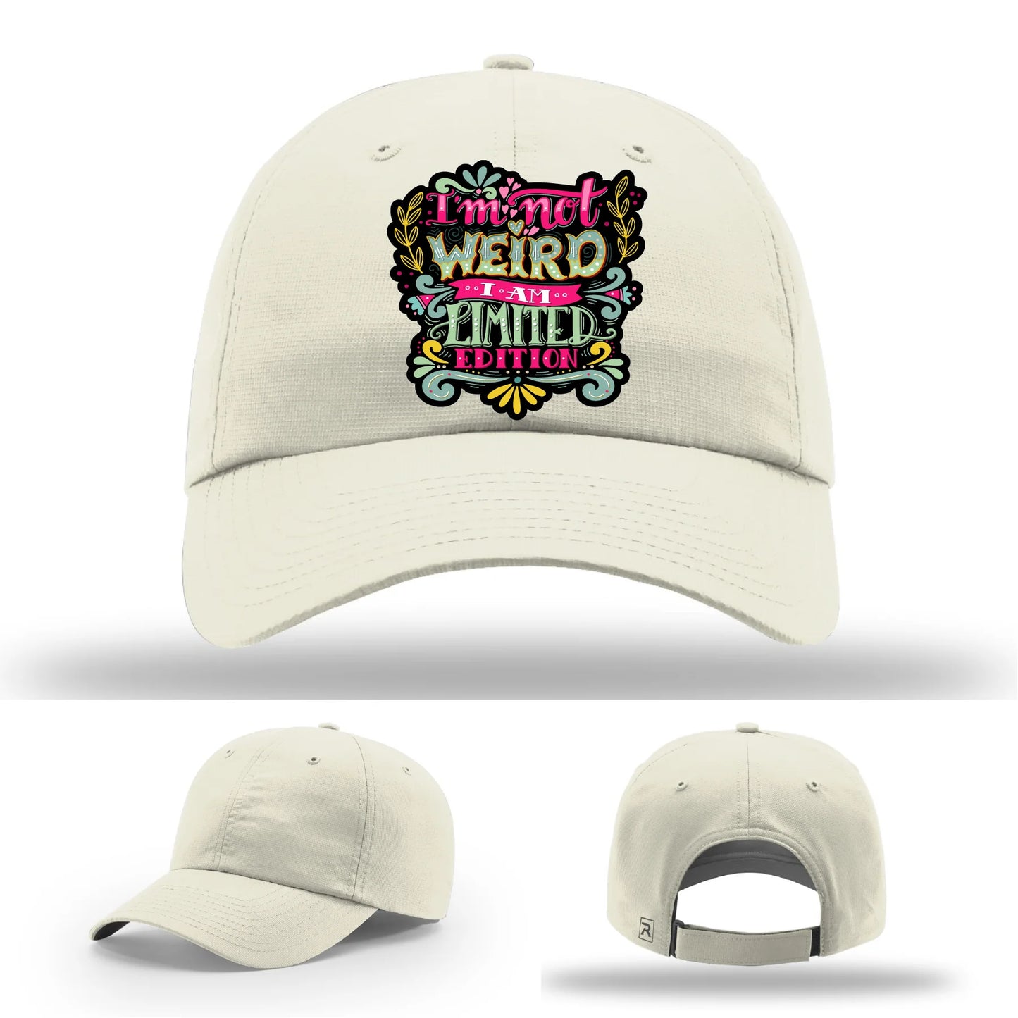 I’m Not Weird Leather Patch Hat