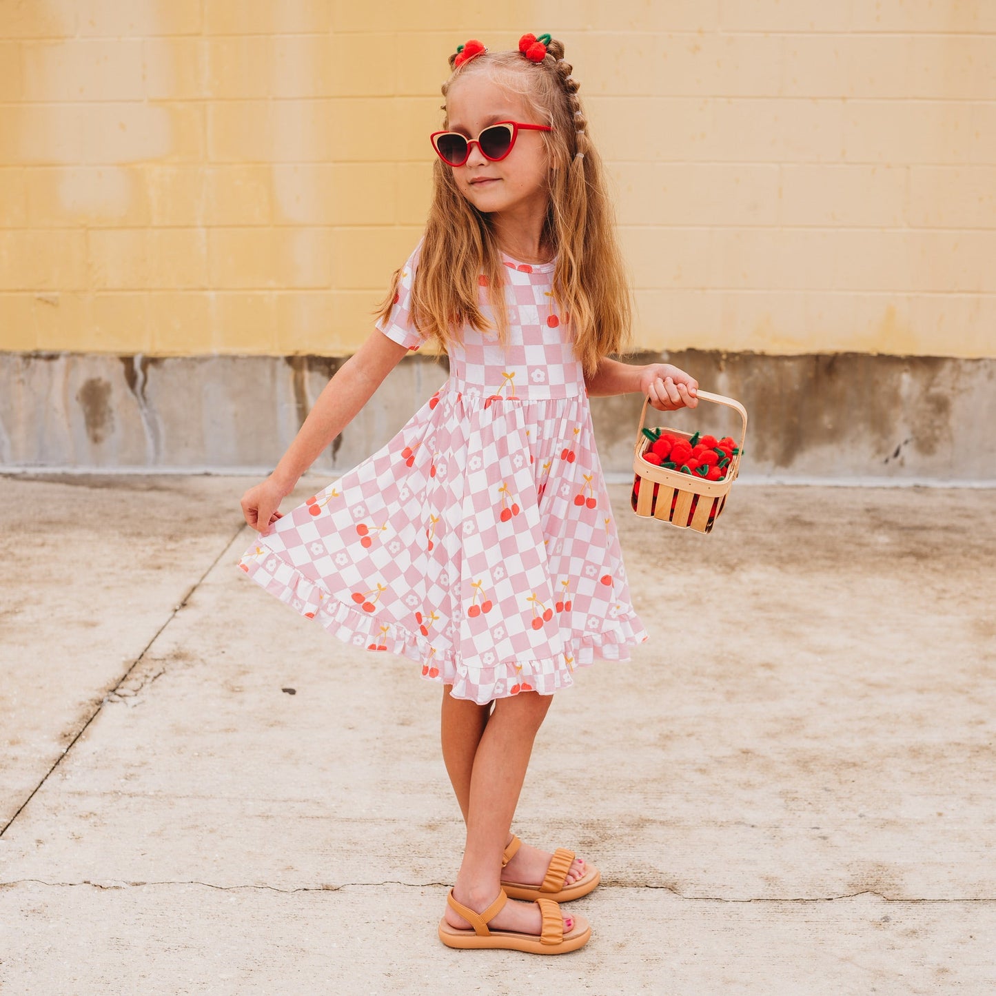 CHERRY DREAMZzz DREAM RUFFLE DRESS