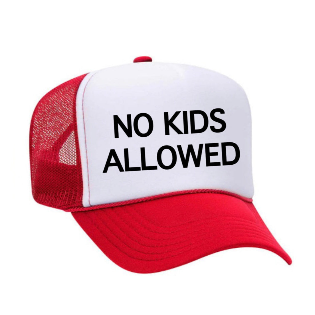 No Kids Allowed Trucker Hat
