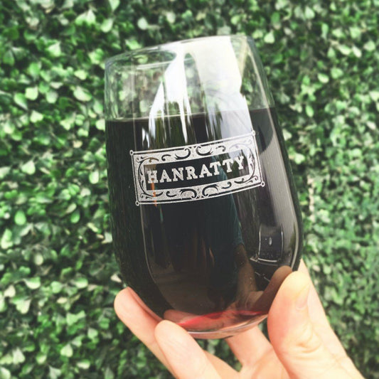 Stemless Wine Glasses - Set of 4: The Classic