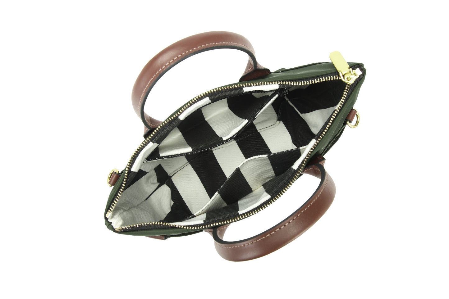 Dot | Fatigue Nylon + Brown Leather