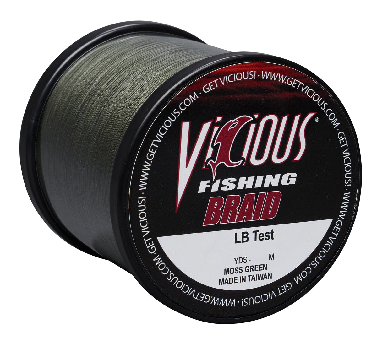 Vicious Standard Green Braid - 30 Lb Test