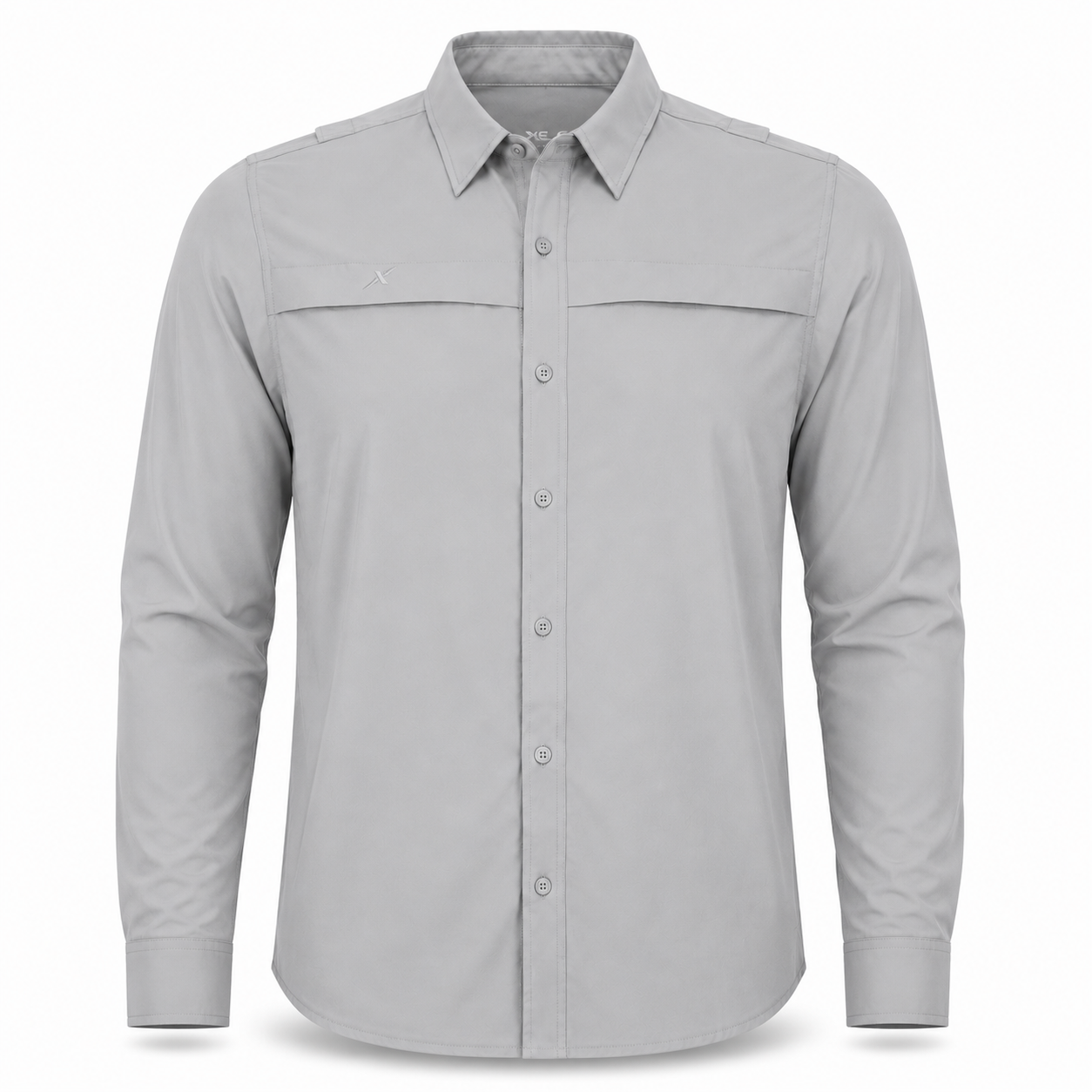 Long Sleeve Solid Lifestyle Button Down w/ REPEL-X