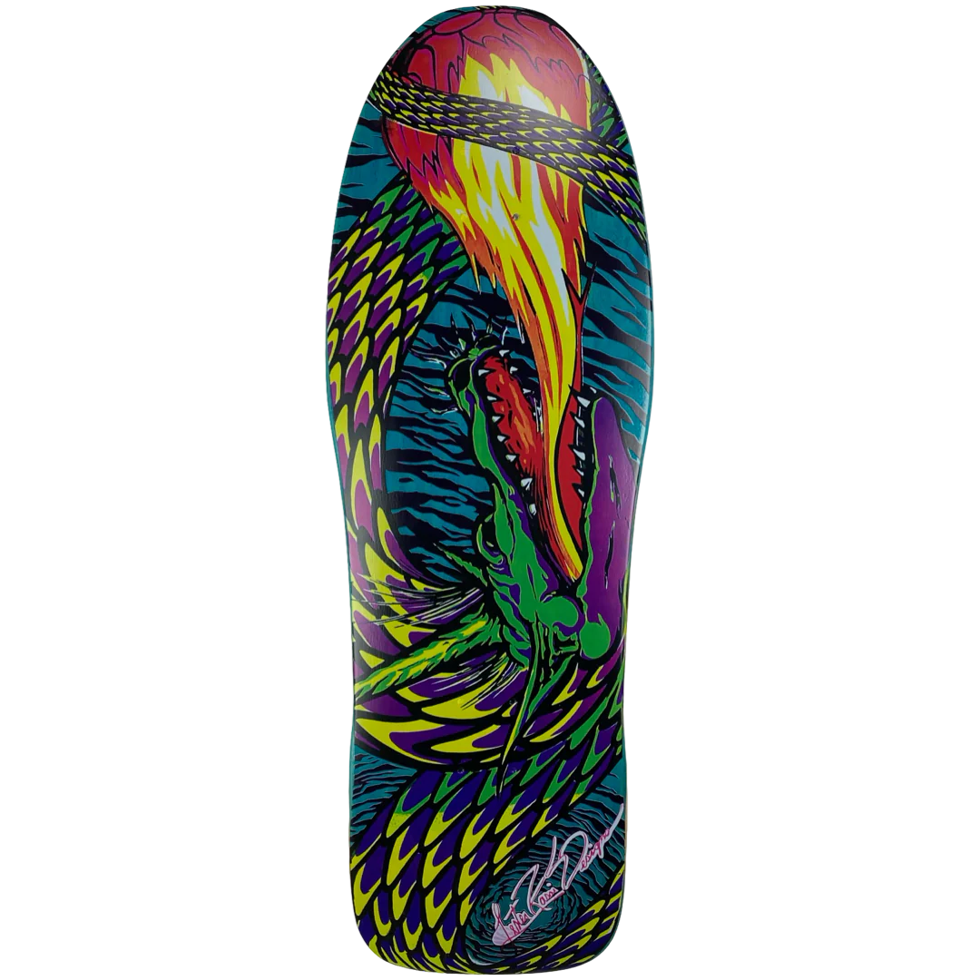 Tracker Lester Kasai Fireball Deck - 10.625" Turquoise Stain