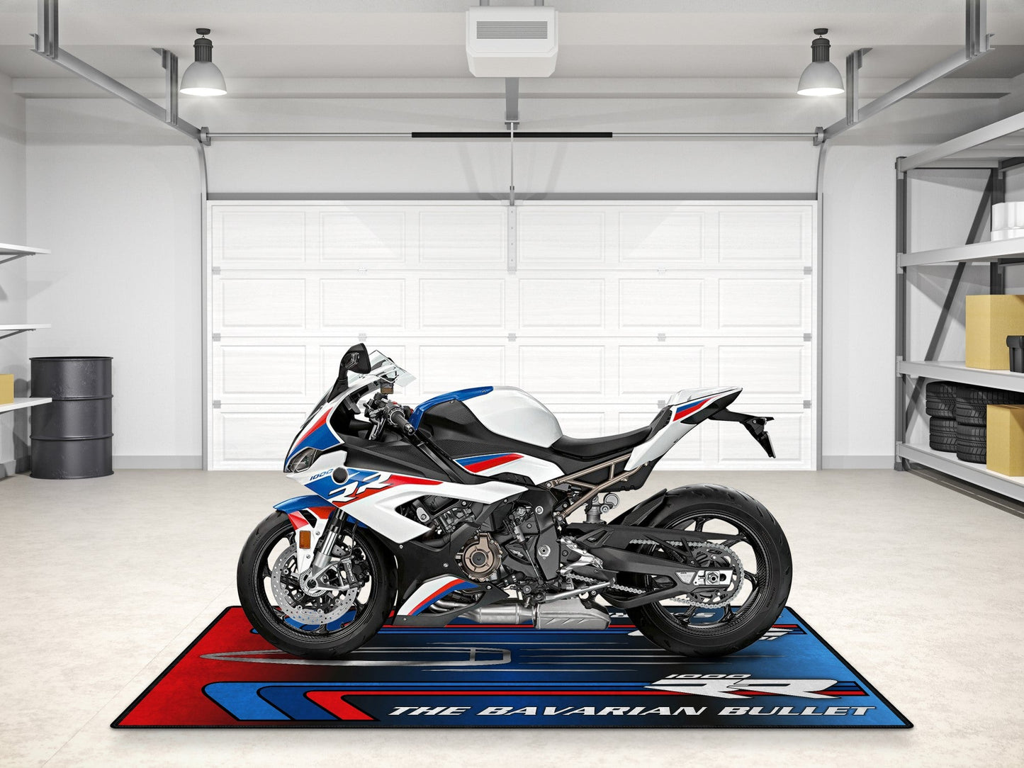 MPM Motorcycle Mat for BMW S1000RR "The Bavarian Bullet" - MM7244