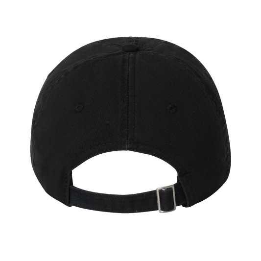 Blackout Eagle Globe & Anchor Unstructured USMC Hat- Black Hat w/ Black