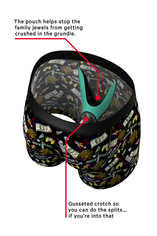 The Ball Street Bets | Wall Street Ball Hammock® Pouch Underwear